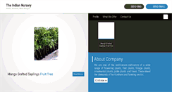 Desktop Screenshot of indiannursery.net
